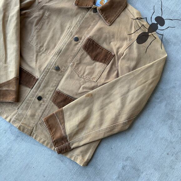 Carhartt brown button up chore work wear jacket - Picture 4 of 8
